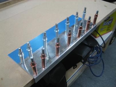 Step one. Drill appropriate holes.